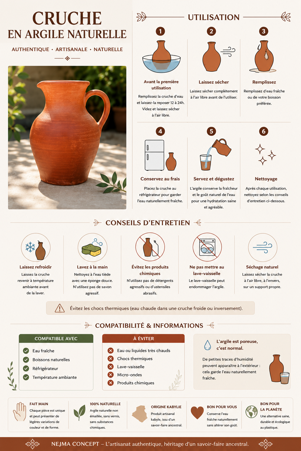 Carafe — Terre NEJMA