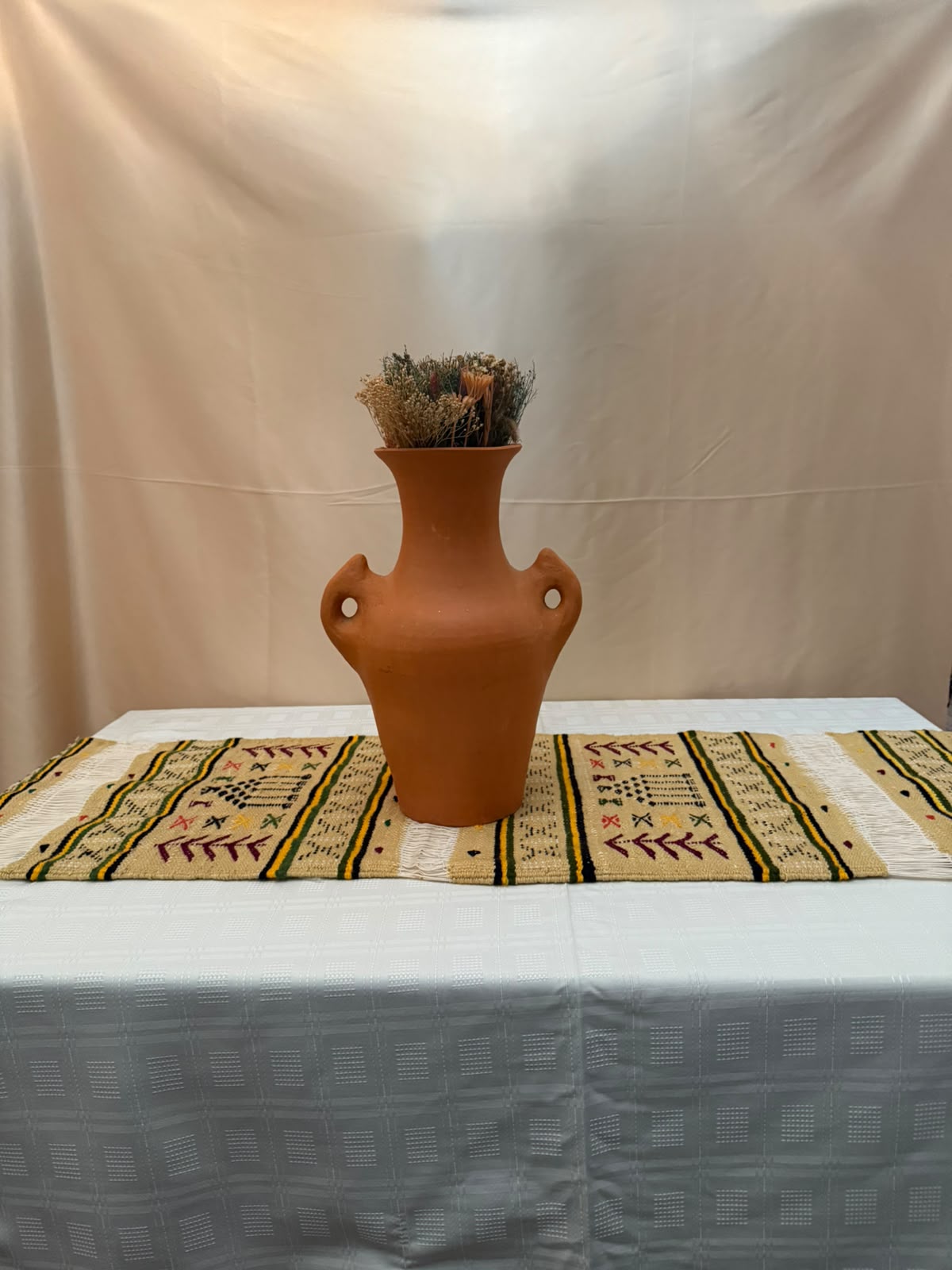 Vase terre cuite faite main