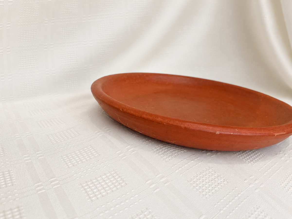 Tajine à pain et crêpière lisse en terre cuite NEJMA – vue 3