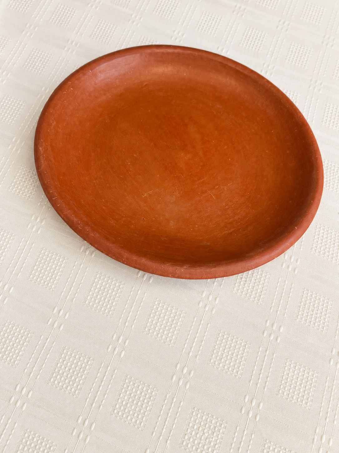 Tajine à pain et crêpière lisse en terre cuite NEJMA – vue 6