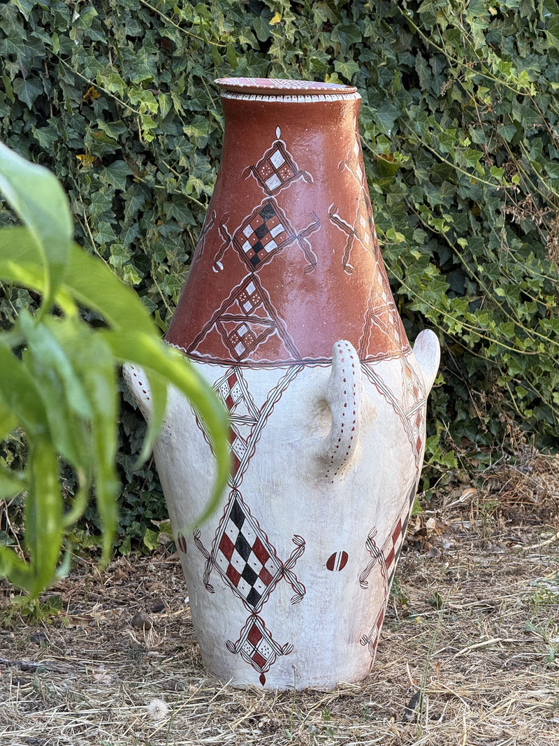 Large terracotta vase — One-of-a-kind piece